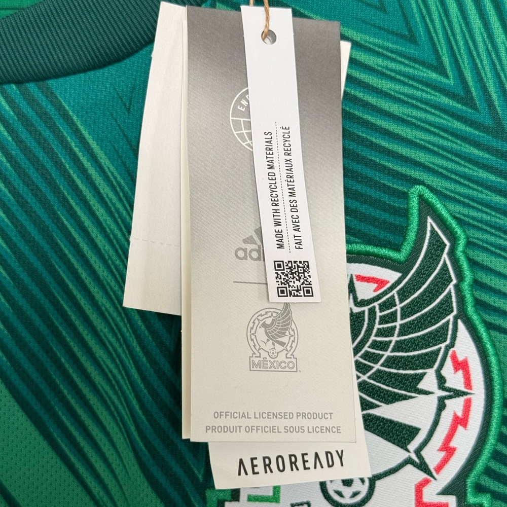 Adidas Mexico 2022 World Cup Home Jersey - A. Guardado 18 - M - Picture 11 of 13